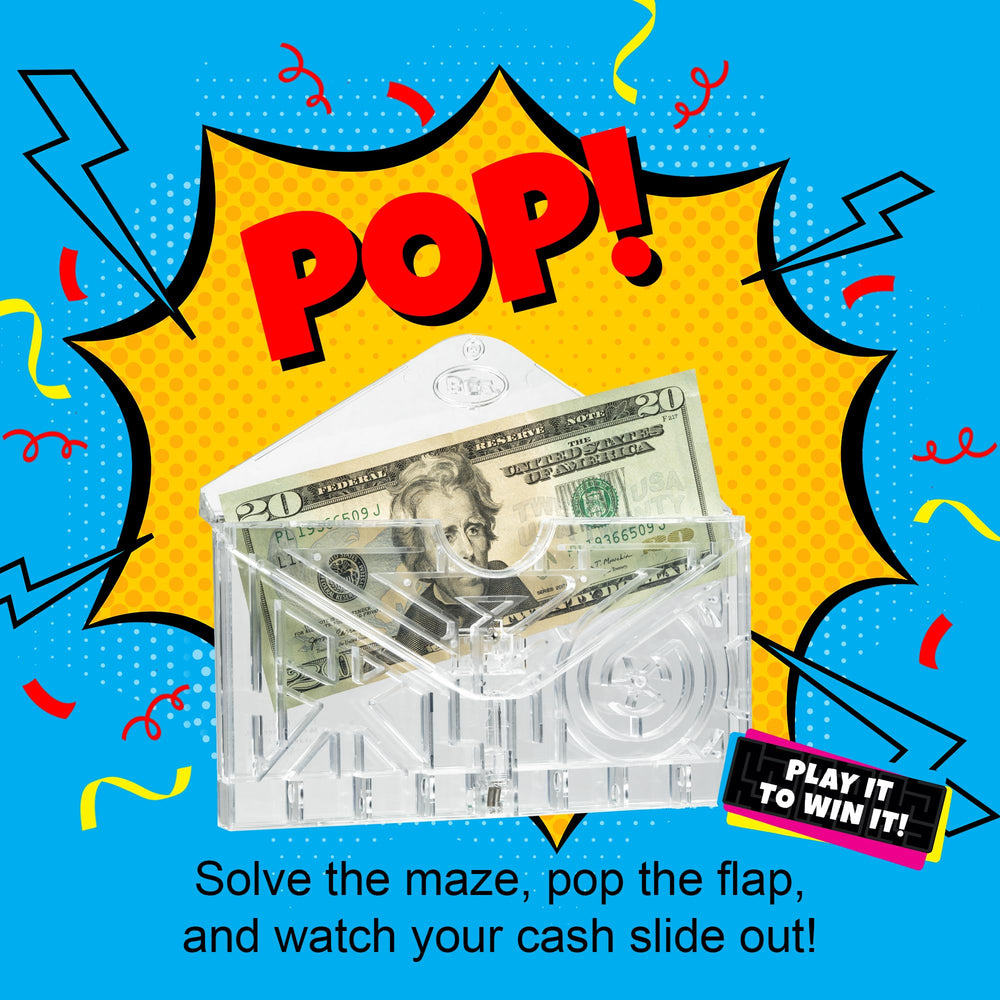 BILZ Money Maze maze interaction highlights the engaging path.