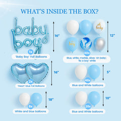 BIMASO baby shower banner and letters kit ensures a photo-ready backdrop.