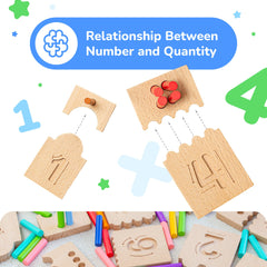 Natural beech wood materials used in Bimi Boo toys