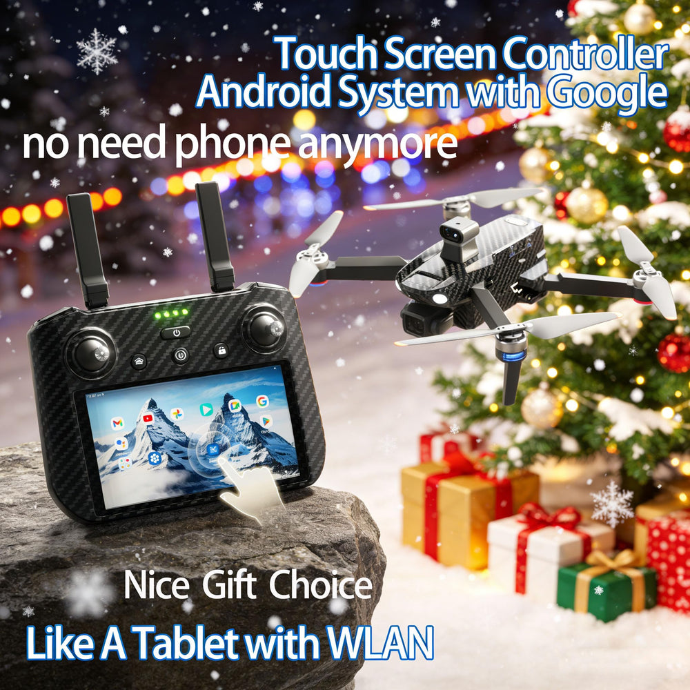 Bingchat pro drone 3-axis gimbal stabilizing video for smooth shots