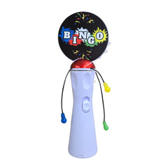 Bingo Boppers Spinner Wand Firework design lights up to attract attention during bingo games.