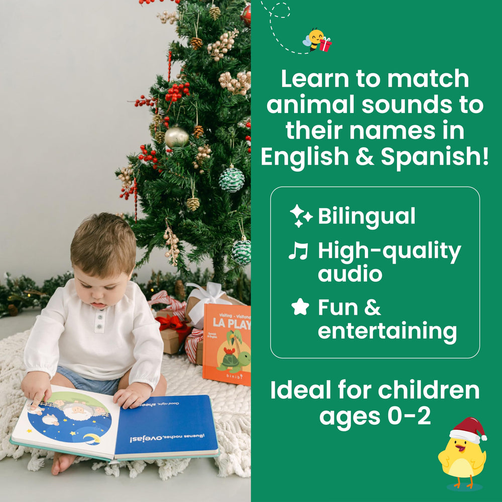 Binibi La Granja pig page adds interactive sounds for bilingual vocabulary recall.