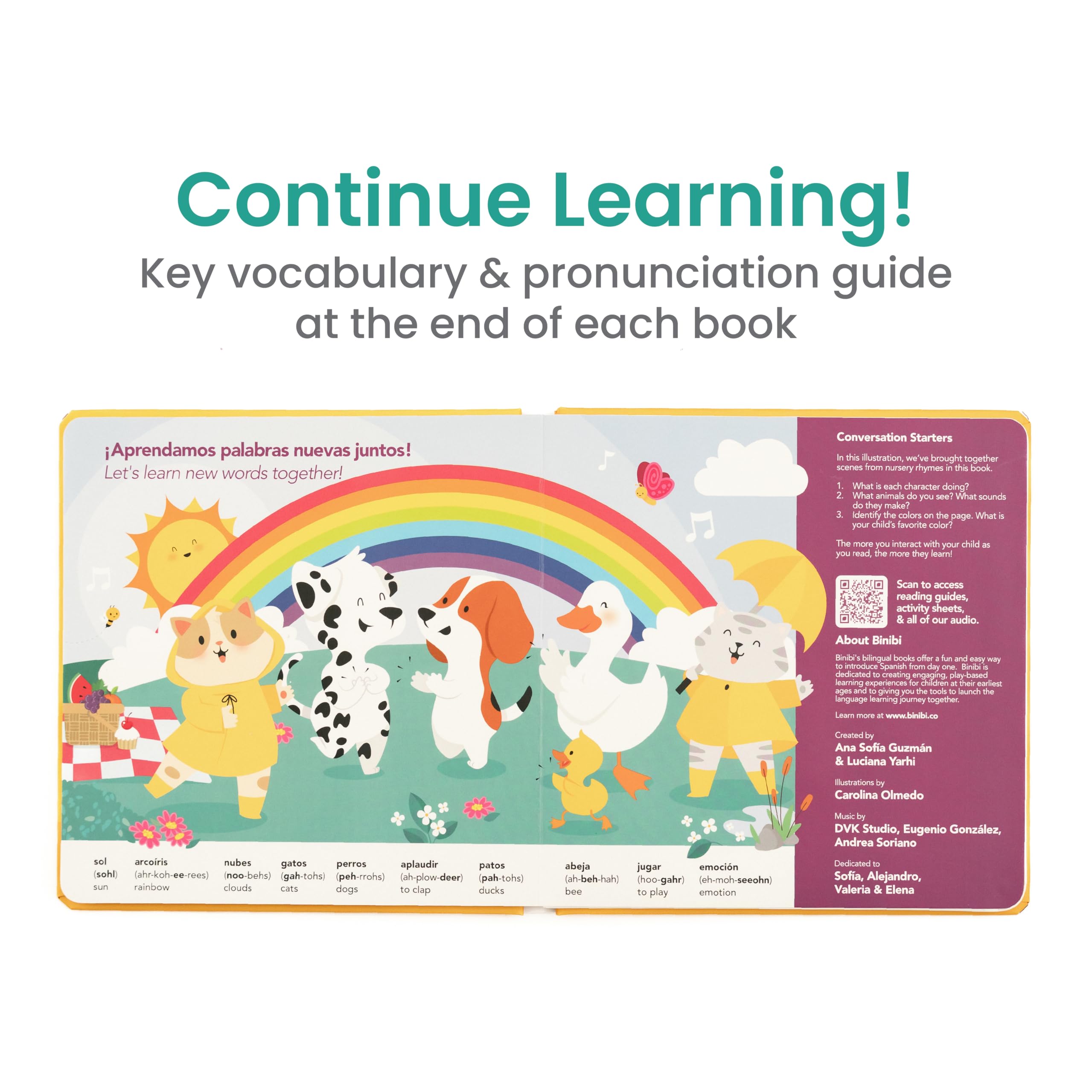 Binibi access to free online bilingual learning resources for parents.