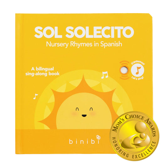 Binibi Sol Solecito song-page illustration for toddlers' musical play.