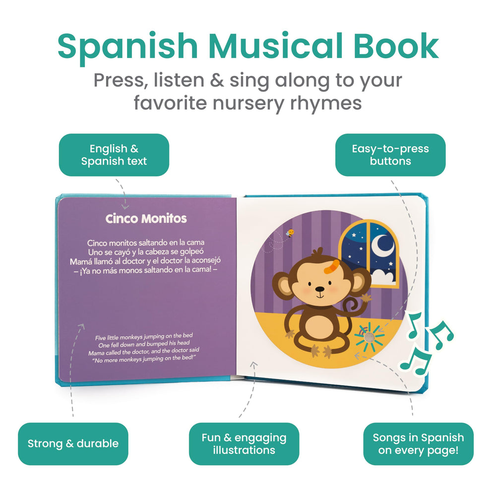 Binibi Estrellita page featuring colorful illustration and gentle audio for early language exposure.