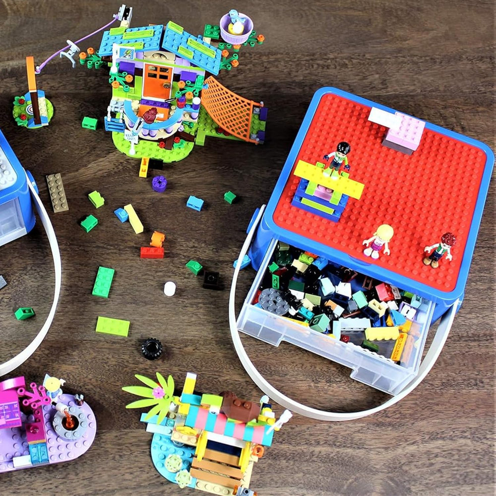 Bins & Things travel-friendly box suits playtime at home or on trips.