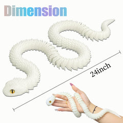 Binvin 24inch snake-viper collection on shelf as a showpiece.