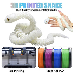 Binvin 24inch snake-viper with detailed skin texture for a realistic look.