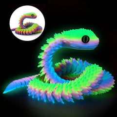 Binvin 3D-printed animal snake showcases fine craftsmanship