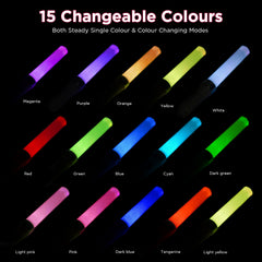 Binwo 2-pack glow sticks ideal for festivals, raves, and parties