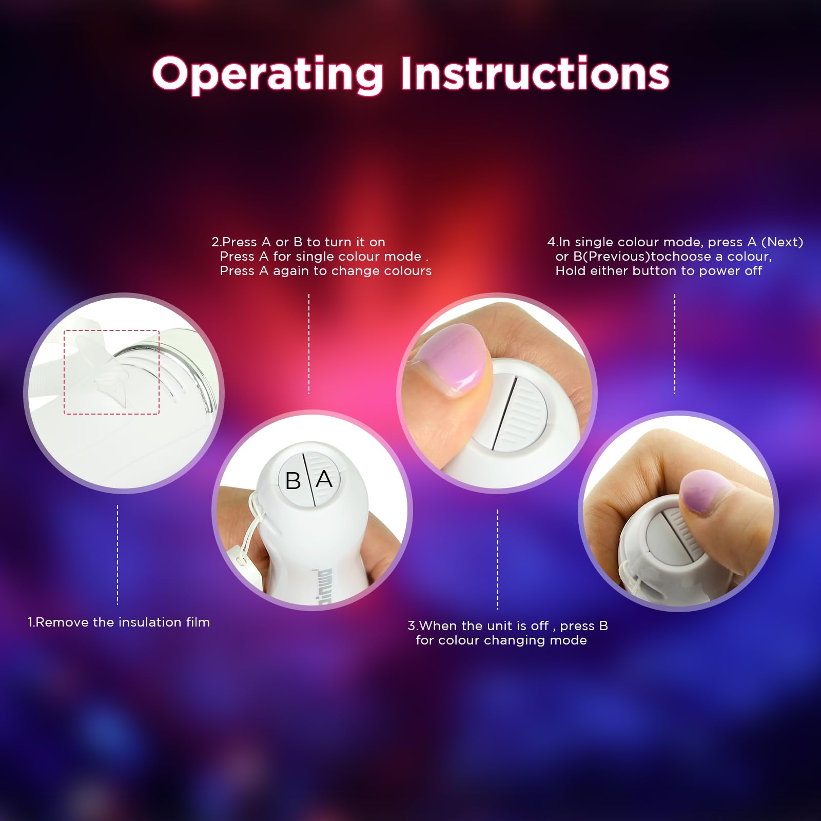 Binwo glow sticks with detachable lanyard for safer handling