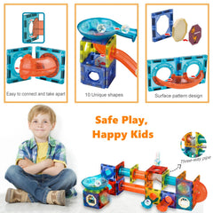 BINZKBB magnetic tiles centrifugal funnel demonstrates motion along tracks