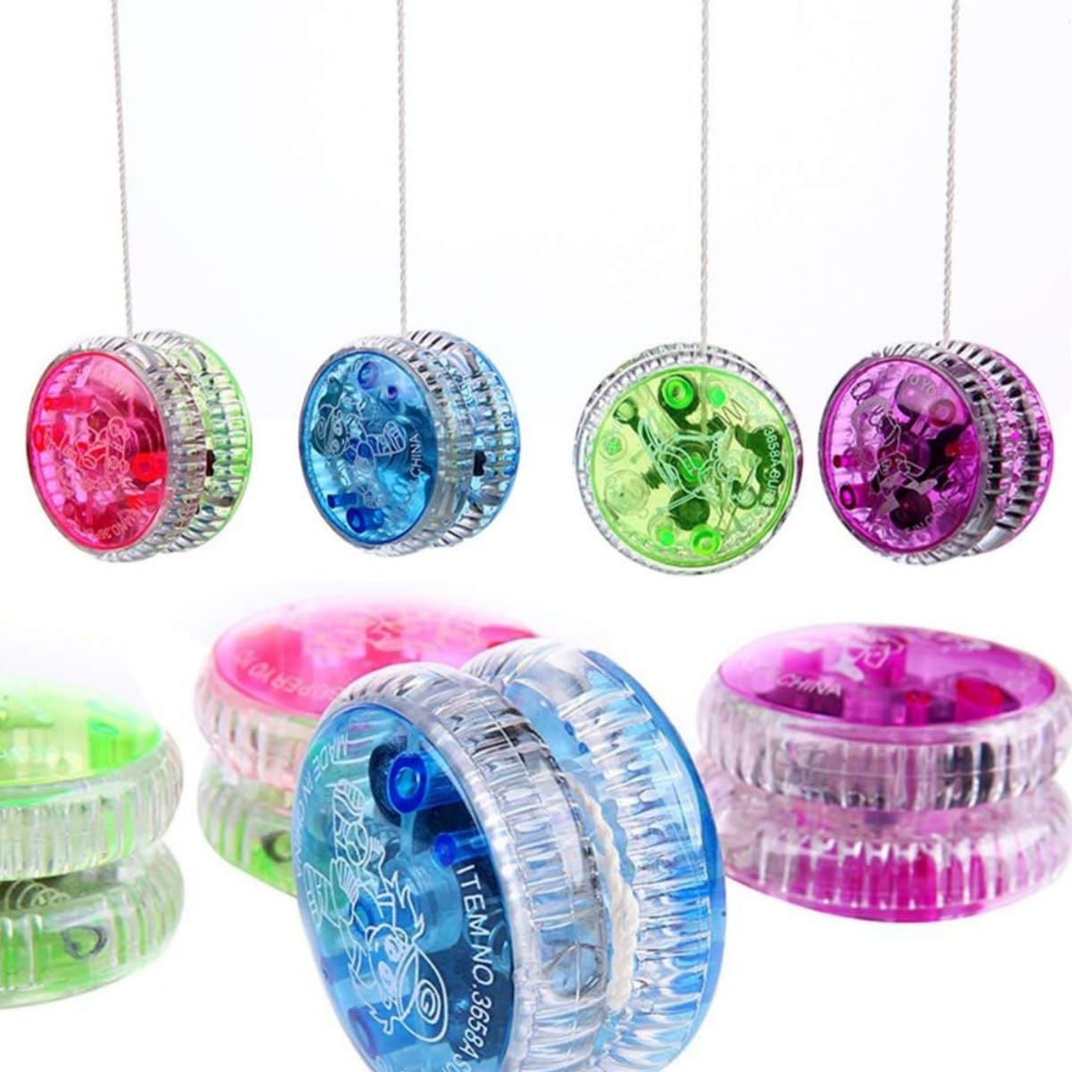 Bioristar LED light up yo-yo for kids with bright glow supports beginner play
