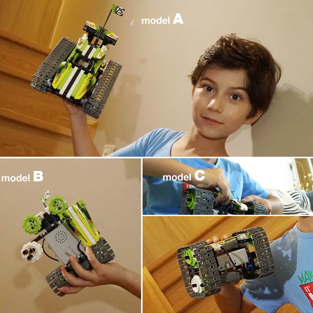 BIRANCO 2.4GHz remote control offers precise operation.
