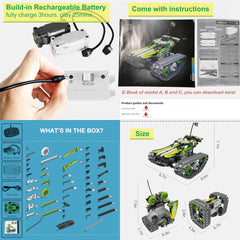 BIRANCO 353-piece ABS plastic kit for durable, safe play.