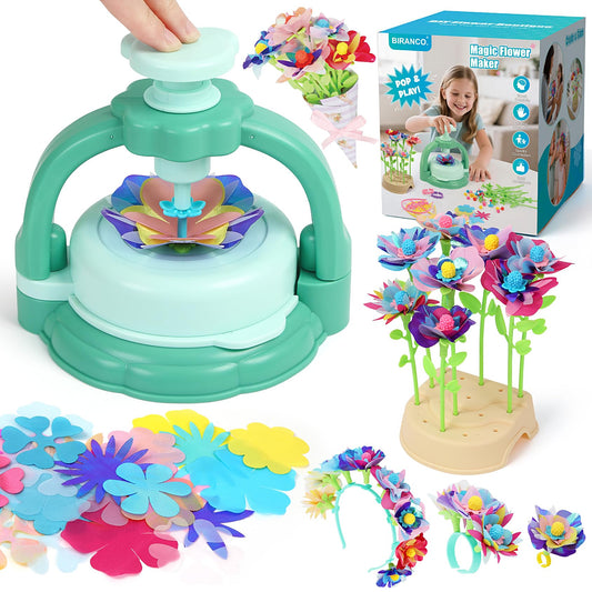 Biranco Bouquet Maker machine front view supports easy, kid-friendly crafting.