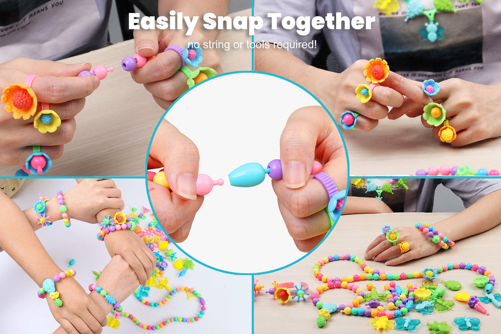 BIRANCO Pop Beads offer quick, string-free assembly for creative projects.