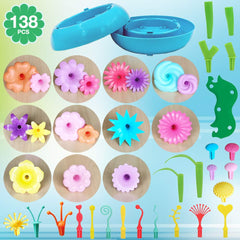 BIRANCO Flower Garden Building Set features DIY flowerpots for personalized garden scenes.