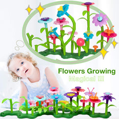 BIRANCO Flower Garden Building Set lets kids create garden scenes for storytelling and imagination.