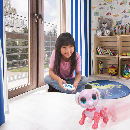 BIRANCO gesture-sensing puppy responds to gestures for hands-on learning.