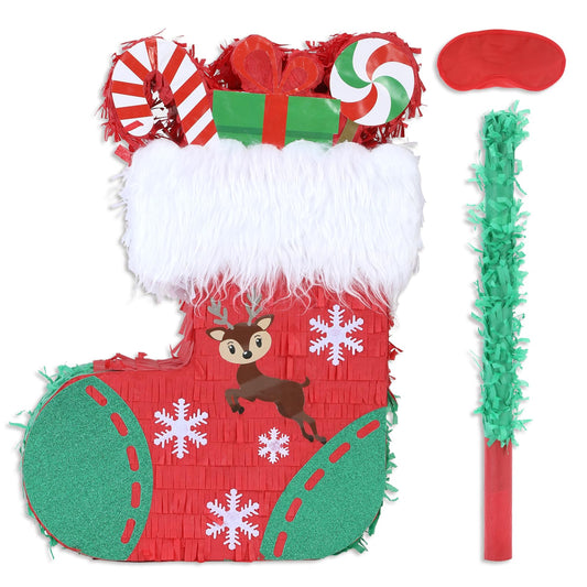 Birchio Christmas pinata full package ready for festive game and decor.