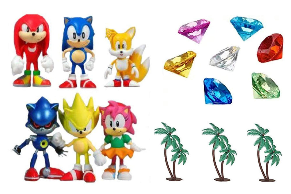 Birthday Celebrations Sonic Friends Deluxe Figure Pack with randomized characters for imaginative play.