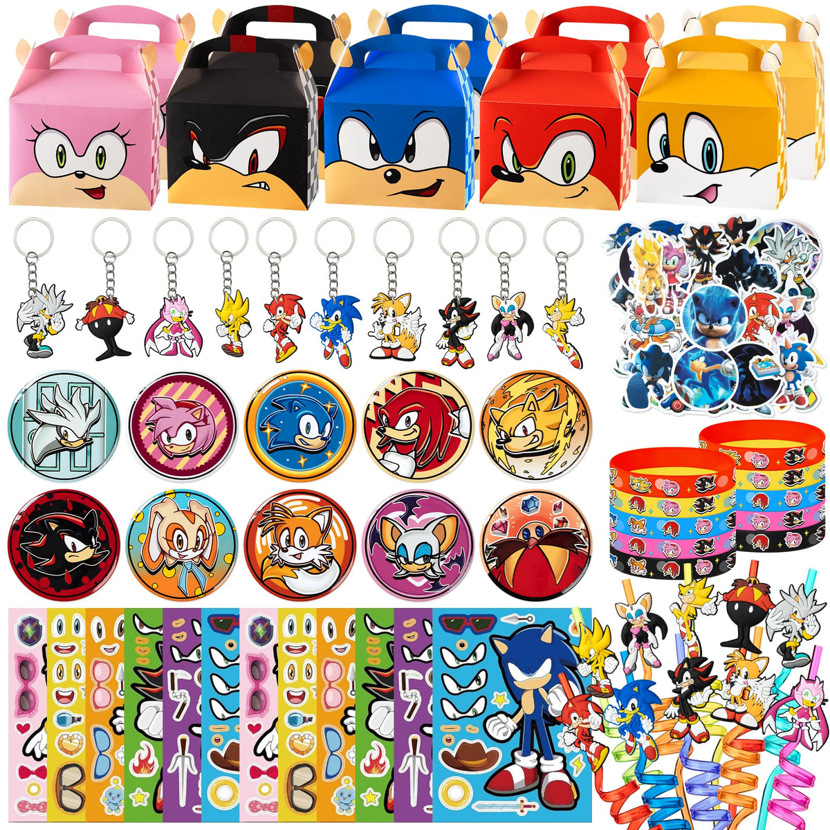 Birthday party supplies 110pc set presents a complete all-in-one celebration kit.