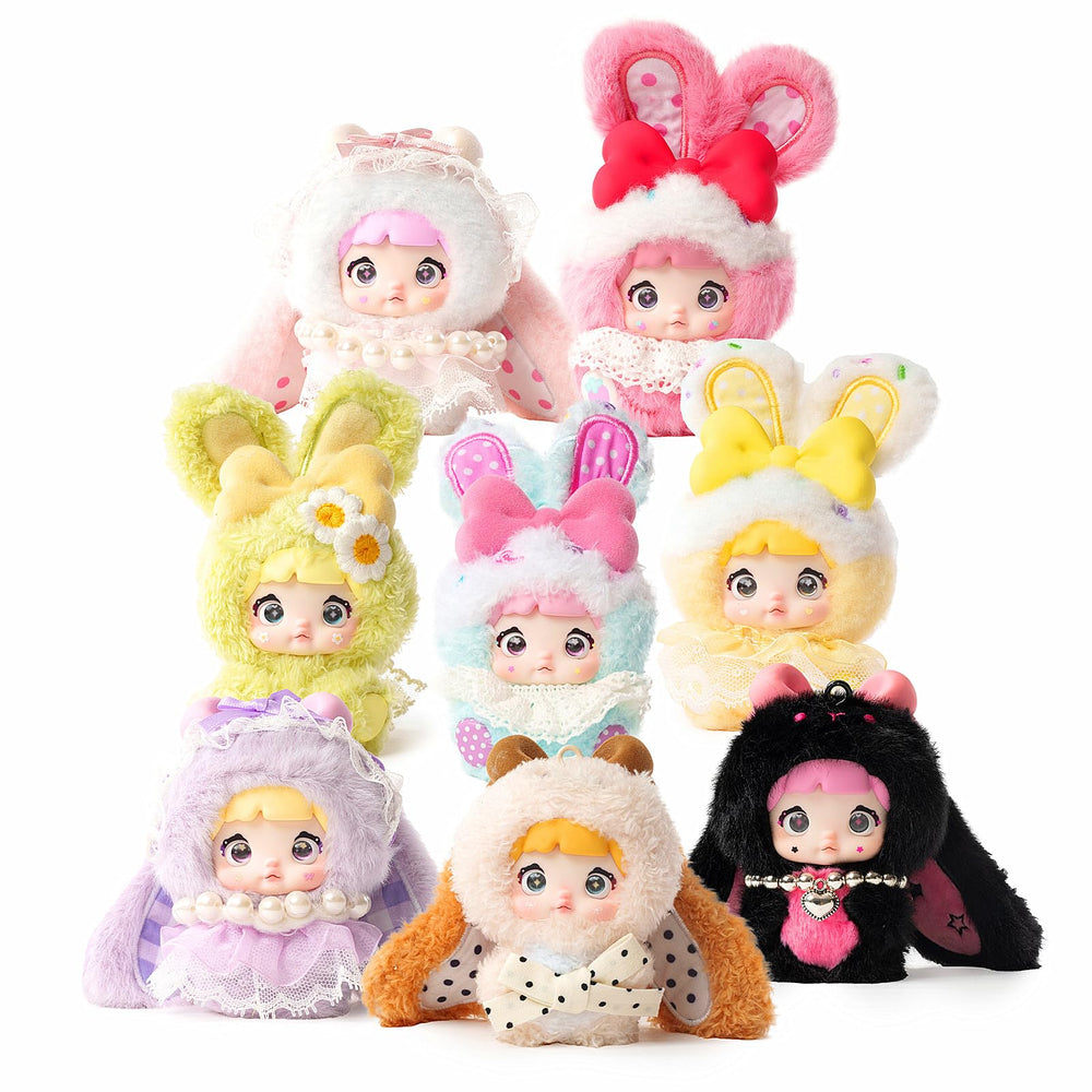 BIRZWOT Nommi Baby Sweethert Bunny plush blind box for display or play