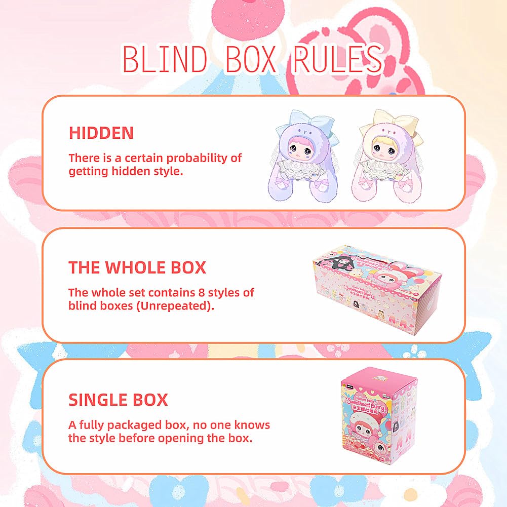BIRZWOT Nommi Bunny with switchable eye styles for playful expression