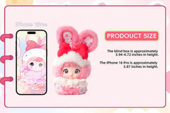 BIRZWOT Nommi Bunny plush doubles as a keychain and bag charm