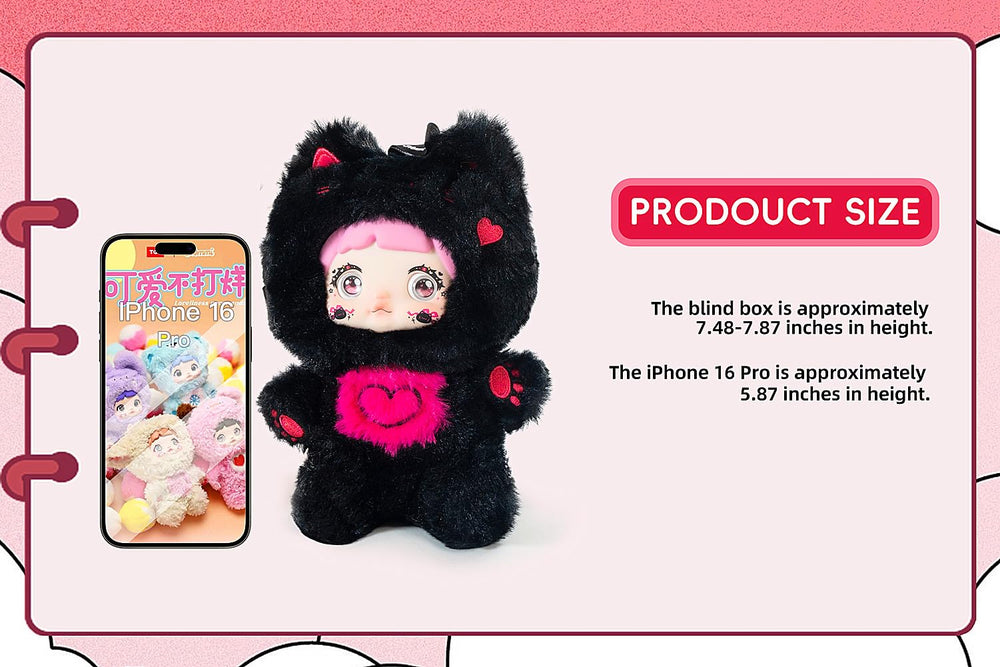 Nommi plush blind box rare edition—eye-catching kawaii accessory.