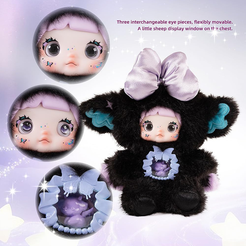 BIRZWOT Nommi plush attached as a keychain and bag charm.