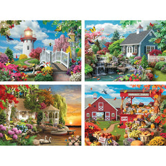 Bits and Pieces 500-piece bundle featuring Alan Giana art for engaging evenings.