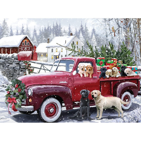 Bits and Pieces 500-piece puzzle in vivid colors for engaging weekend activities