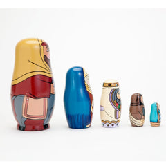 Bits and Pieces baby Jesus nesting doll completes the Nativity scene