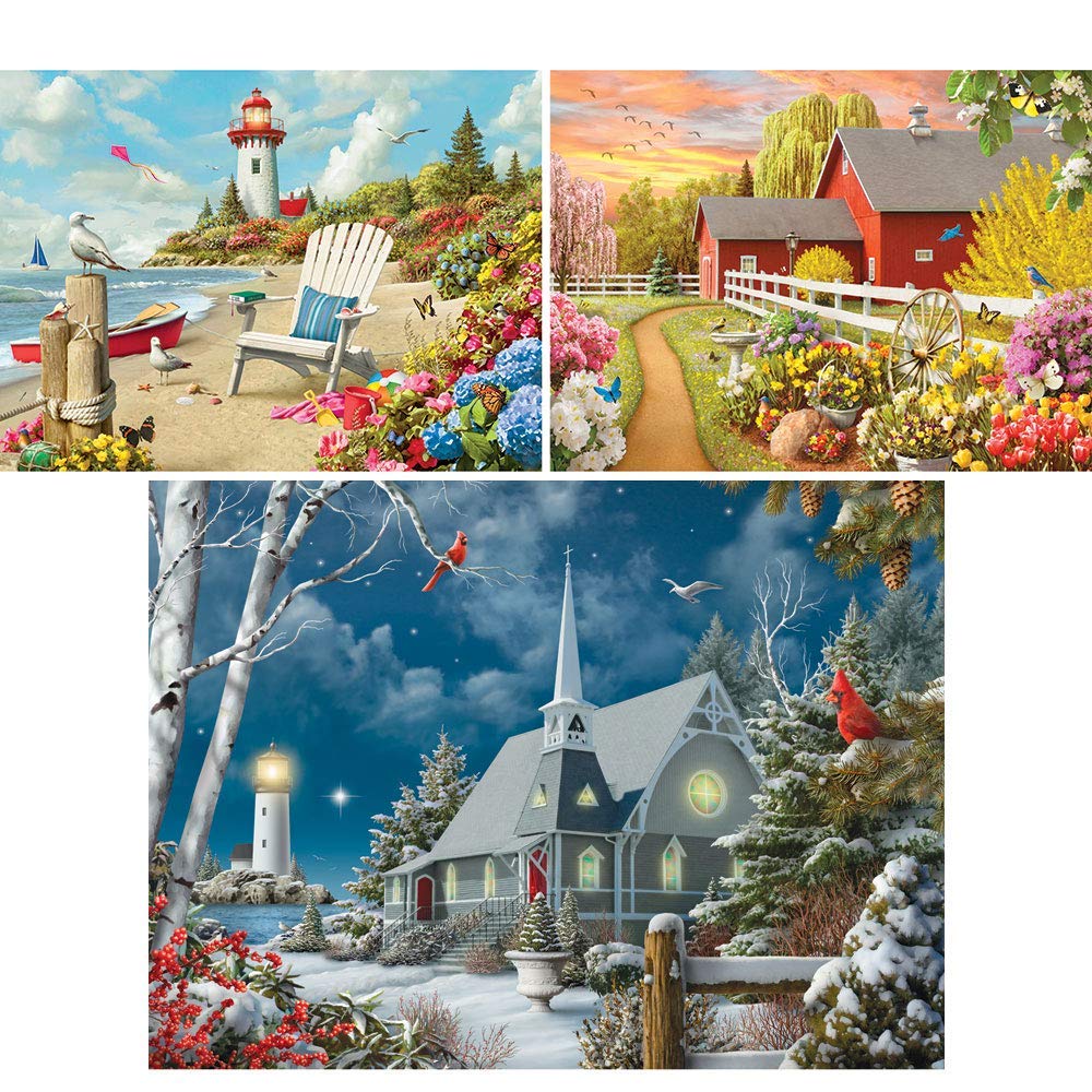 Bits and Pieces Daydream puzzle—dreamy artwork perfect for relaxing after work.