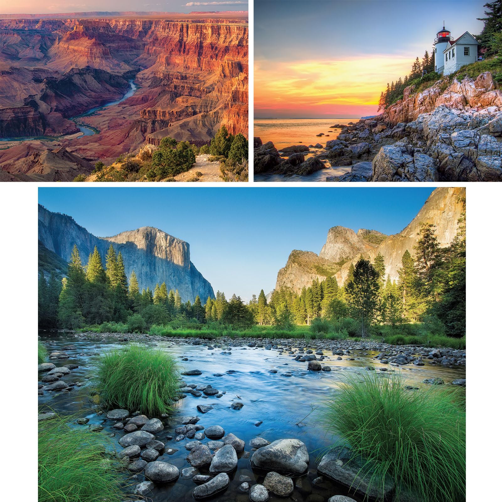 Bits and Pieces National Parks Acadia puzzle image inviting immersive, mindful puzzling