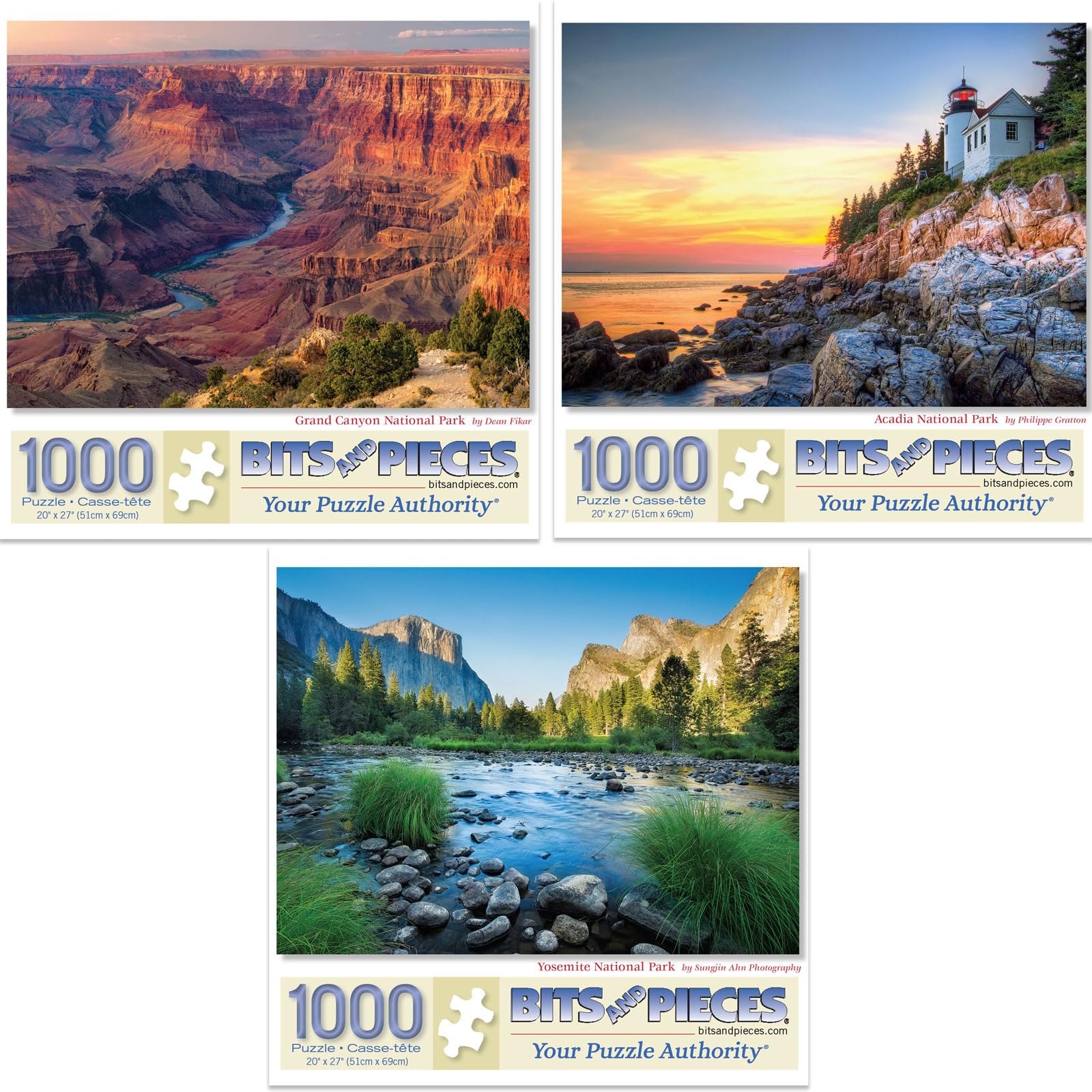 Bits and Pieces National Parks Grand Canyon puzzle scene for a calming evening session