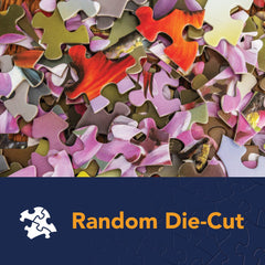 Bits and Pieces Random die-cut pieces, unique shapes for a fresh puzzle challenge.