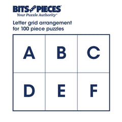 Bits and Pieces meadow scene puzzle provides satisfying large-piece experience for dexterity.