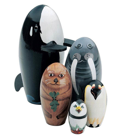 Bits and Pieces Willy and Friends orca doll, ideal for display and stacking.
