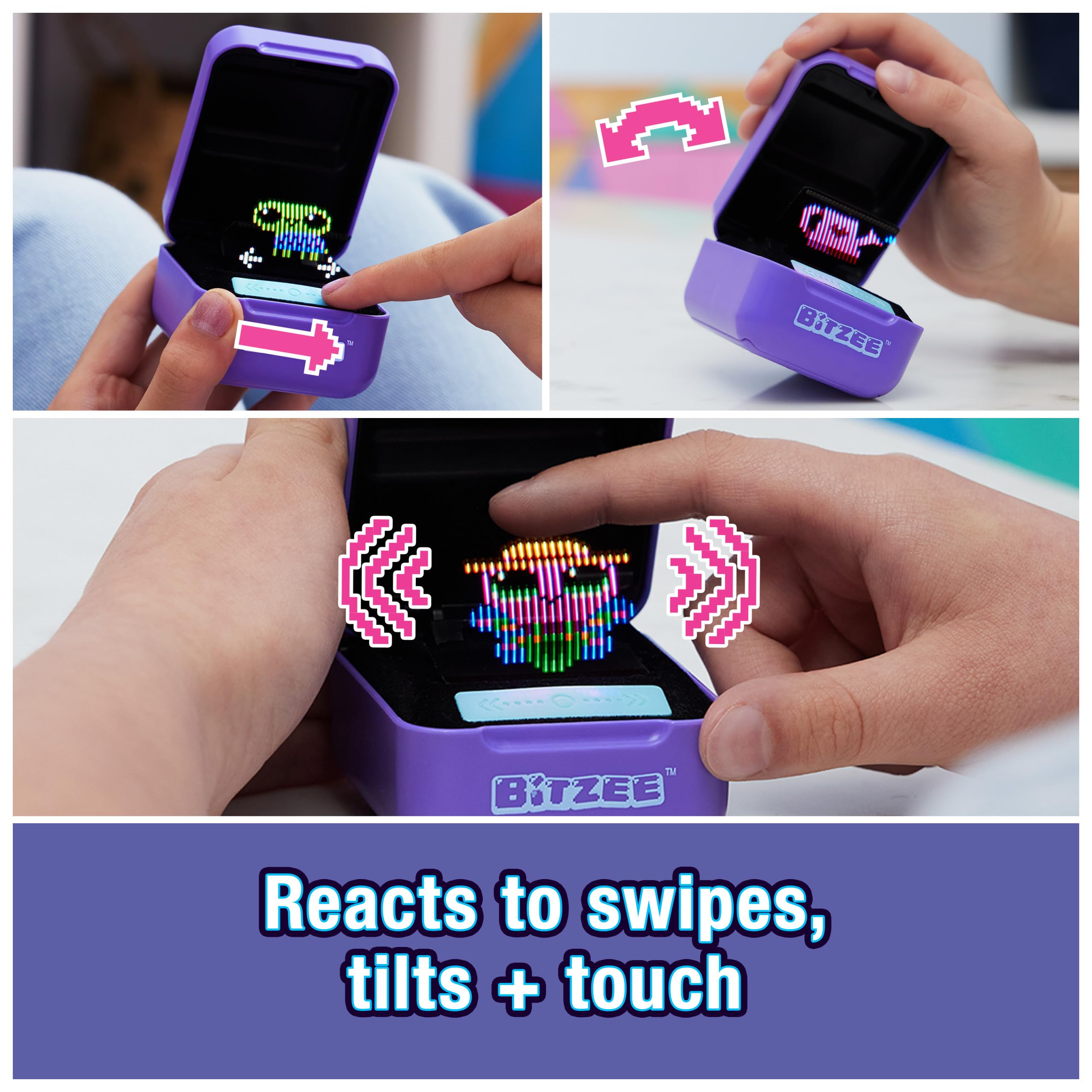 BITZEE baby-to-adult growth sequence shows nurturing care in action.