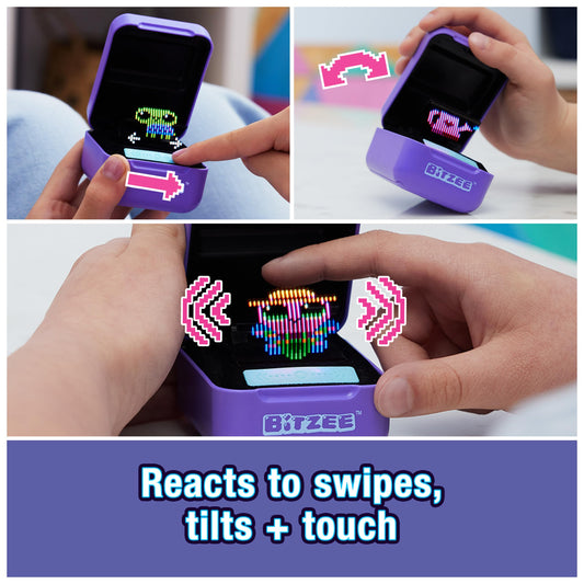BITZEE baby-to-adult growth sequence shows nurturing care in action.
