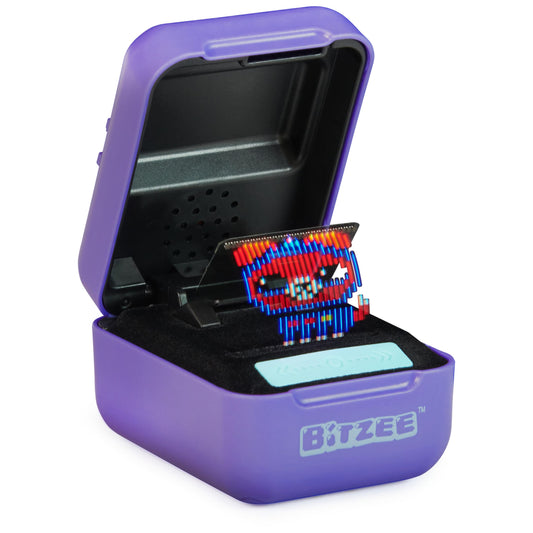 BITZEE digital pet touchable demonstrates tactile interaction for immersive play.