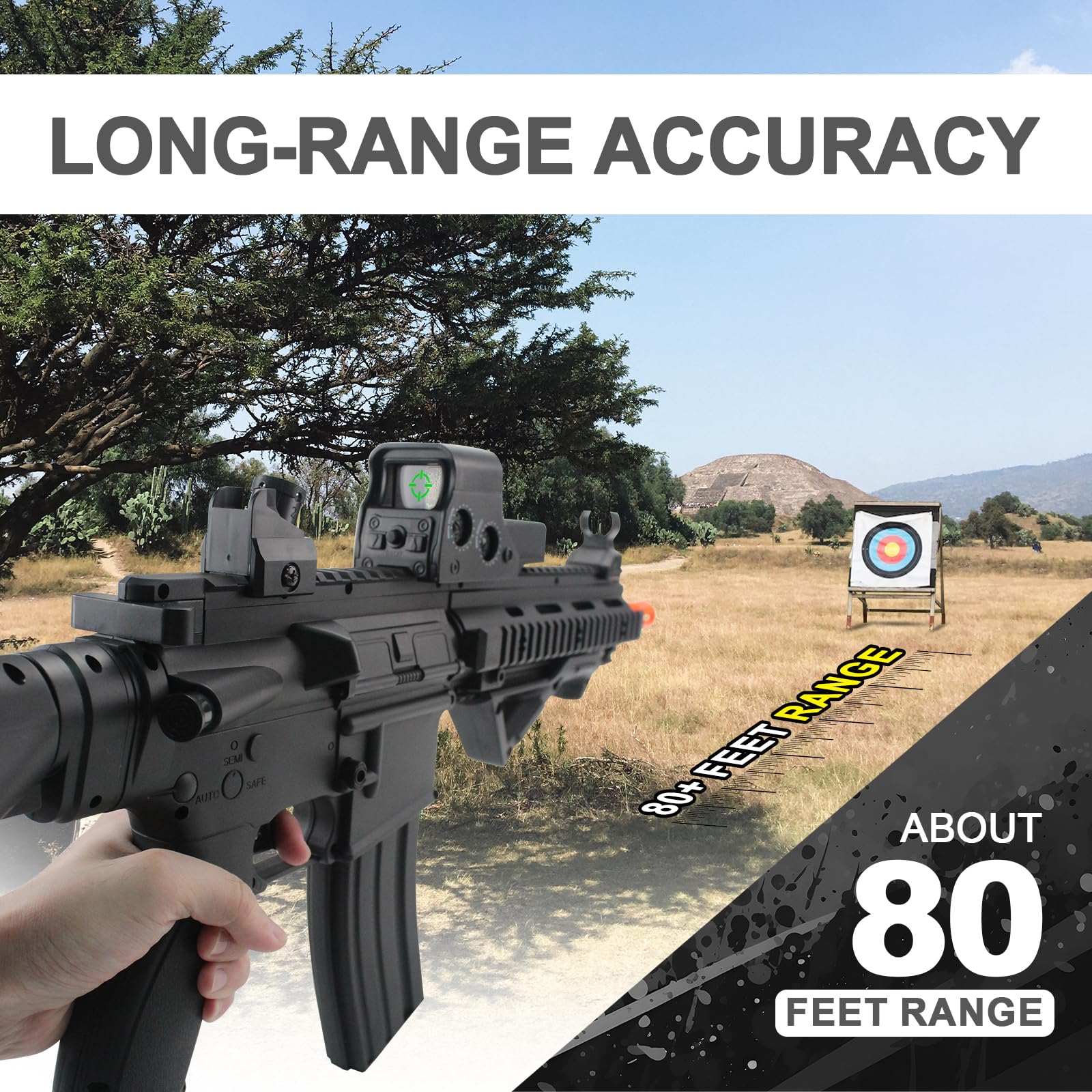 BIU BLASTER in action during rapid fire, showing smooth 15 RPS