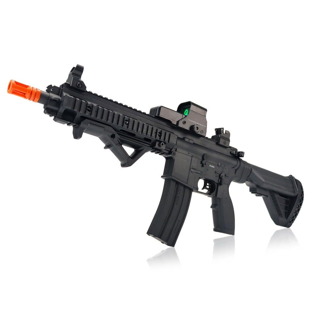 BIU BLASTER gel ball blaster front view with ergonomic grip and rugged finish