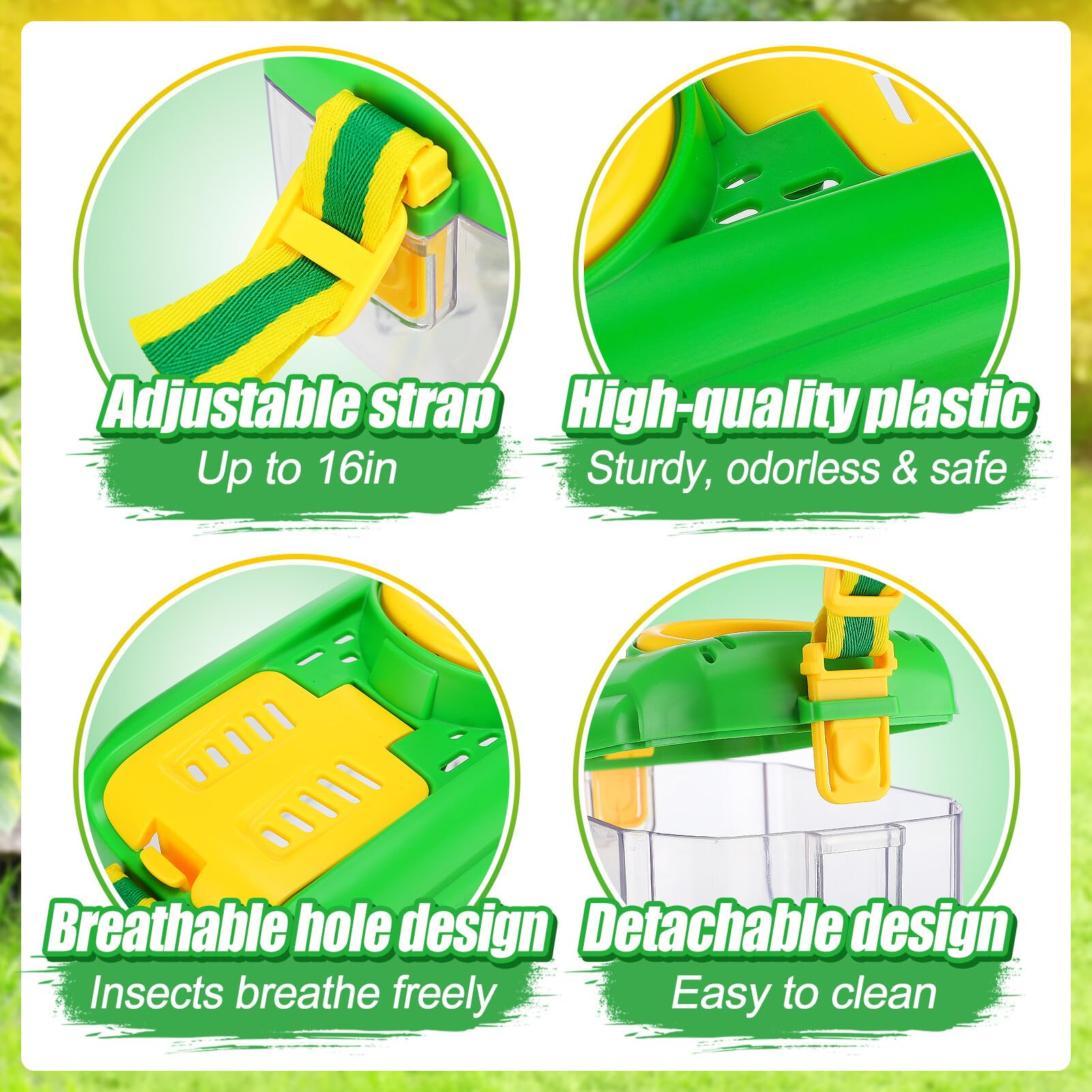 Biubee butterfly net ideal for backyard or park bug hunts.