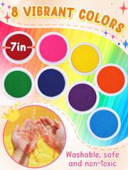 Biubee kids footprint stamp capturing tiny feet for keepsakes.