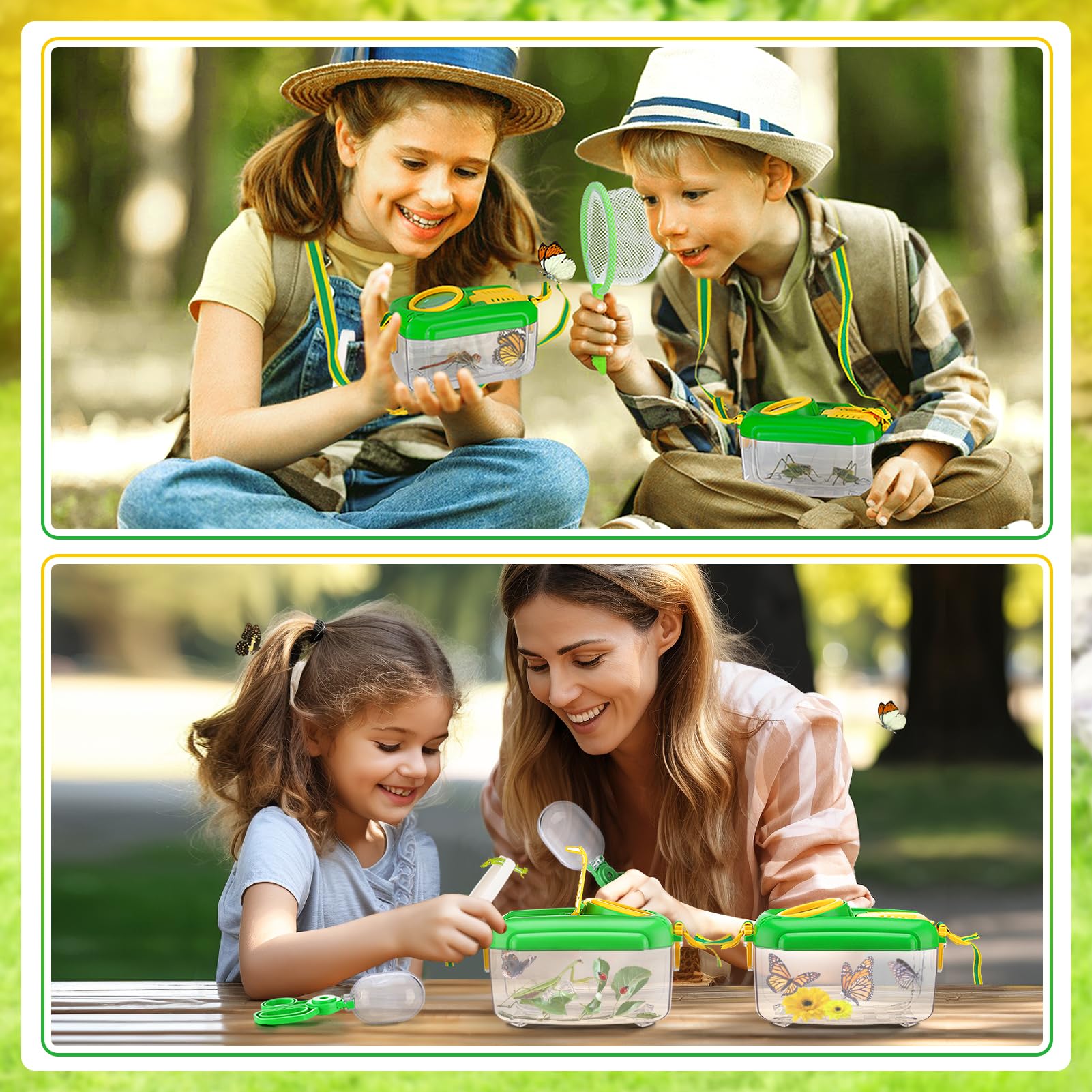 Biubee kids' tweezer helps gentle handling during discoveries.