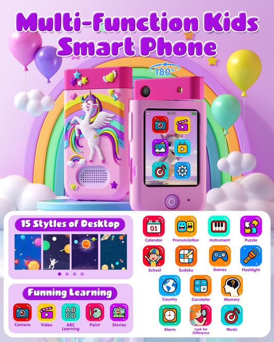 BiuLeon HD touch screen close-up, kid-friendly interface for learning through fun